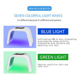 7 Colors PDT LED Light Photon Therapy Face Mask Rejuvenation Facial Home Use