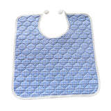 Adults Bibs w/ Adjustable Strap Clothing Protectors for Disabled Blue