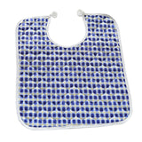 Adults Bibs w/ Adjustable Strap Clothing Protectors for Disabled Dark Blue