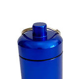 Maxbell Waterproof Aluminum Pill Box Case Container Keychain Dark Blue - Aladdin Shoppers