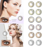 Maxbell Lemon Glass Color Series Big Eyes Cute Contacts Amethyst