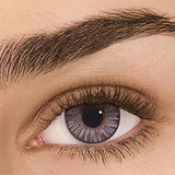 Maxbell Lemon Glass Color Series Big Eyes Cute Contacts Gray