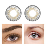 Maxbell Lemon Glass Color Series Big Eyes Cute Contacts Gray