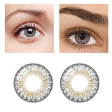 Maxbell Lemon Glass Color Series Big Eyes Cute Contacts Gray