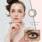 Maxbell Lemon Glass Color Series Big Eyes Cute Contacts Pure Hazel