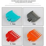 Universal Hair Clipper Guide Limit Comb Multi Size Barber Tool 10pcs+Holder