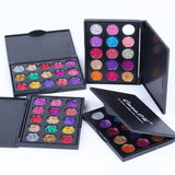 Maxbell 15 Color Eyeshadow Makeup Glitter Sparkle Powder Eye Shadow Palette 02 Color