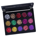 Maxbell 15 Color Eyeshadow Makeup Glitter Sparkle Powder Eye Shadow Palette 02 Color