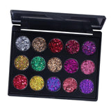 Maxbell 15 Color Eyeshadow Makeup Glitter Sparkle Powder Eye Shadow Palette 02 Color