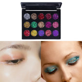 Maxbell 15 Color Eyeshadow Makeup Glitter Sparkle Powder Eye Shadow Palette 02 Color