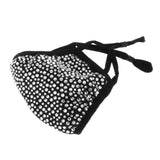 Rhinestone Bling Face Mask Sparkly Mask+PM2.5 Filter Black White diamond