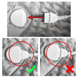 Maxbell Electric Heat Pad Warming Back Neck Pain Relief 6 Settings Winter Warmer