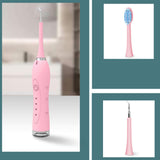 Electric Ultrasonic Tooth Cleaner Waterproof Oral Clean with 5 Modes Pink