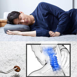 Maxbell Cloud-Shape Pillow Contour Sleep Memory Foam for Infant Neck Pain White