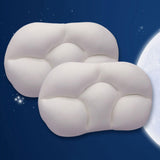 Maxbell Cloud-Shape Pillow Contour Sleep Memory Foam for Infant Neck Pain White