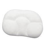 Maxbell Cloud-Shape Pillow Contour Sleep Memory Foam for Infant Neck Pain White