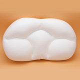 Maxbell Cloud-Shape Pillow Contour Sleep Memory Foam for Infant Neck Pain White