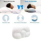 Maxbell Cloud-Shape Pillow Contour Sleep Memory Foam for Infant Neck Pain White