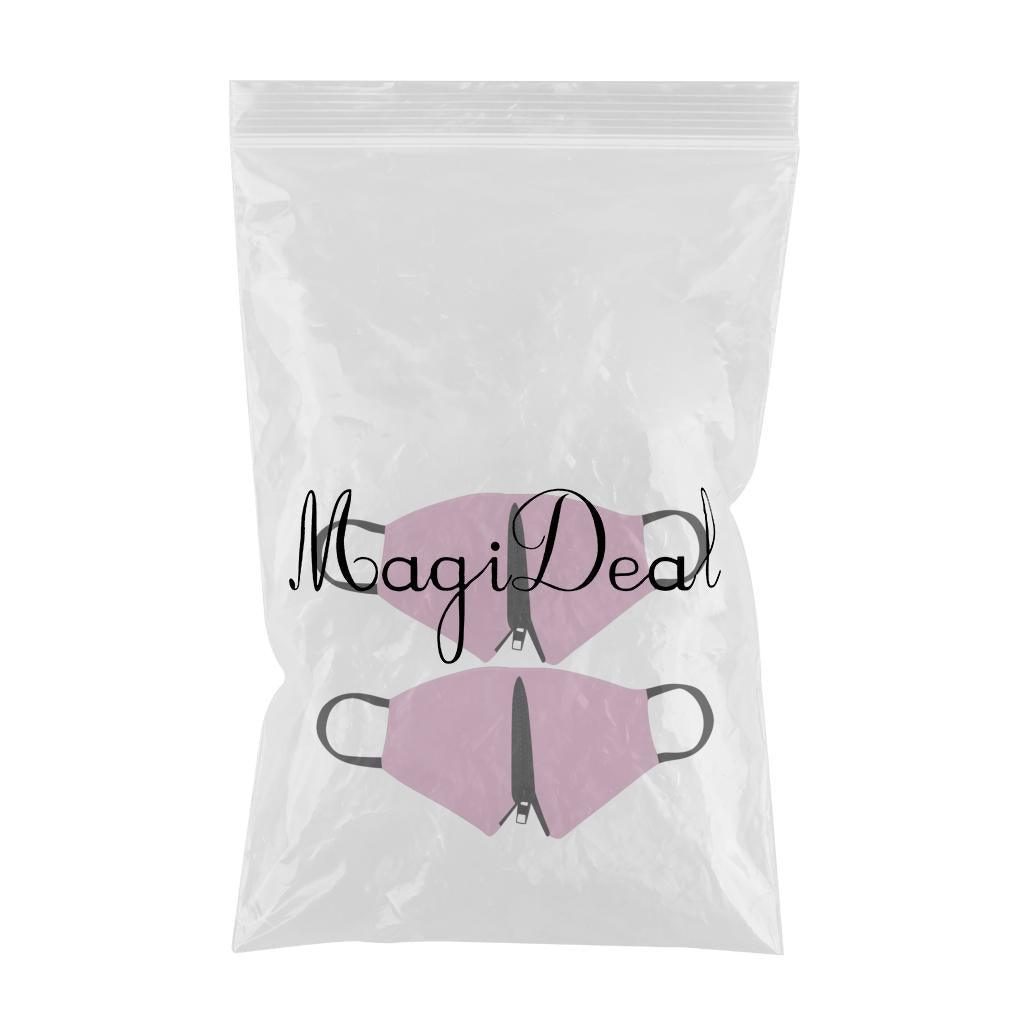 Zipper Face Guard Easy to Eat & Drink Face Procetion for Women Men Pink