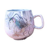 Maxbell Ceramic Coffee Mugs Large Handle for Men Women  Blue