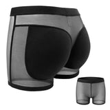 Women Padded Bum Pants Butt Lifter Panty Body Enhancer Underwear Black S