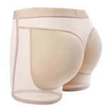 Women Padded Bum Pants Butt Lifter Panty Body Enhancer Underwear Beige S