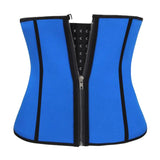 Women Shapers Slimming Waist Trainer Body Shaper Waist Corset Blue S