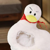 Fun Animal Cute Soft Warm Plush Duck Hat Holiday Party Headwear Cap One Size