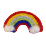 Soft Wool Felt Fashion Hairpins Pins Barrette Ties for Bangs Kid Girls Baby red