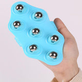 Palm Shaped Hand Held Massager Pain Relief for Foot, Hamstrings, Thighs Blue