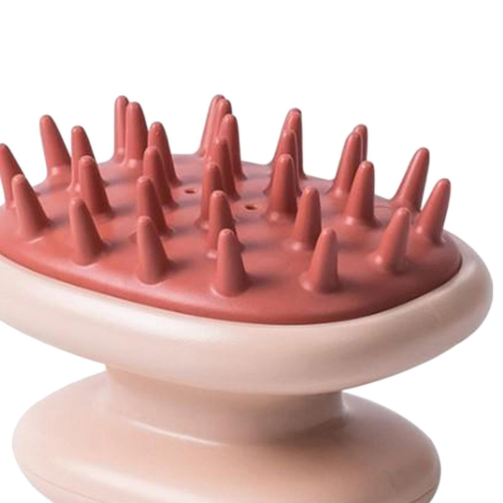 Maxbell Handheld Shower Hair Scalp Shampoo Massager Brush Head Scrubber Salon Pink - Aladdin Shoppers