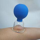 Glass Safety Vacuum Cupping for Massage Back Face Arm Back Chineses Therapy 1.37inch