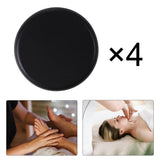 4 Pcs Professional Large Massage Stone Set Basalt Hot Rocks Stones Relaxing 6x6x1.5cm