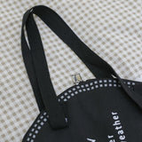 Large Capacity Ladies Canvas Tote Bag Female Fashion Shopping Bag Black S