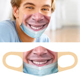 Funny Mask Bandit Prank Face Mask Washable Mouth Cover For Men/Women C