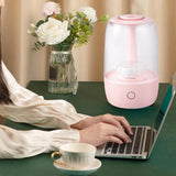 Maxbell Humidifier for Bedroom 3.5L Whisper Quiet Premium Humidifying Unit pink