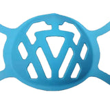 Adult Silicone Mouth 3D Bracket Support Frame Covers for Face Mask Blue