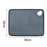 Maxbell Pet Bed Warmer Dog Cat Electric Pad Heating Heated Blanket Pain Relief Grey