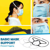 Face Mask Holder Outer Support Frame Convenient Anti-Lost Anti-fogging black