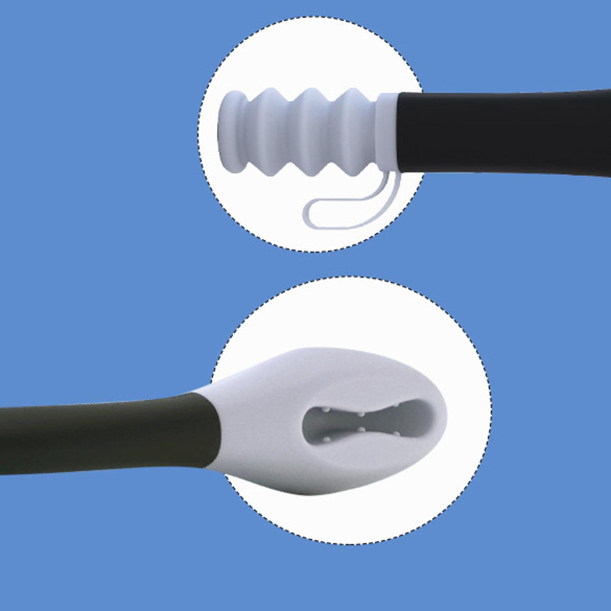 15 Toilet Aid Long Reach Comfort Bottome Wiper for Toilet Paper Grip Gray"