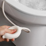 Sitz Bath Toilet Bidet Tub with Flusher for Postpartum Care White Gray