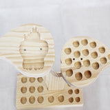 36 Slots Wooden Essential Oils Stand Diffuser Holder Carousel Box