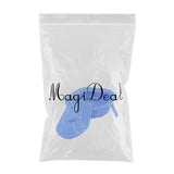 Maxbell Blue Bedpan Bed Pan with Lid Handle for Bedridden Patient Women Men