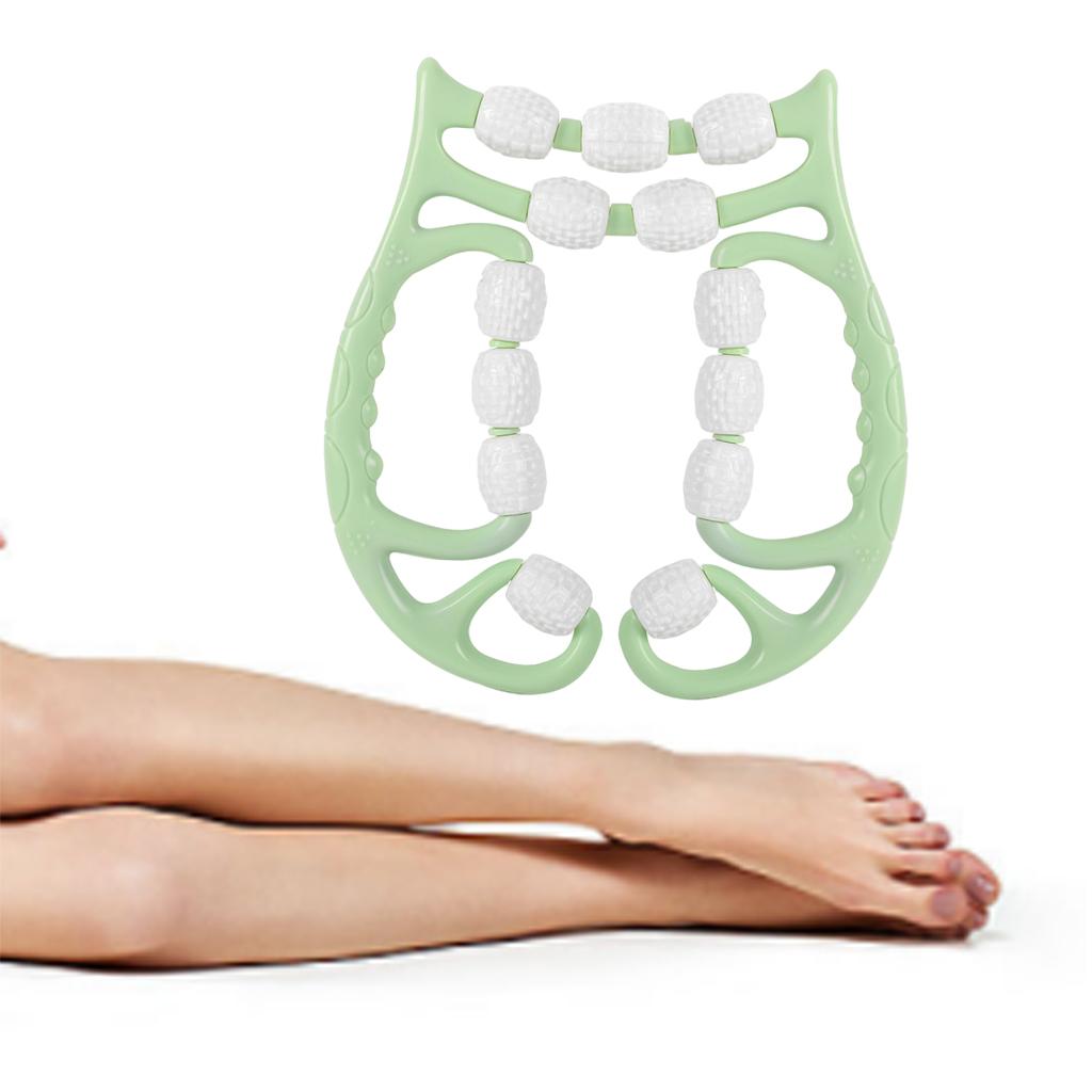 U-Shape Massage Roller for Forearm Hand Calves Leg Arms Relaxing Yoga Green