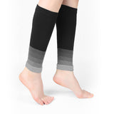 1Pair Calf Compression Socks for Men Women Hikers Running Gym Gradient Gray