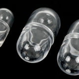 Maxbell 100x Mini Empty Clear Capsule for Lipstick Cosmetic DIY Containers Small