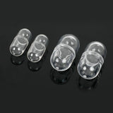 Maxbell 100x Mini Empty Clear Capsule for Lipstick Cosmetic DIY Containers Small