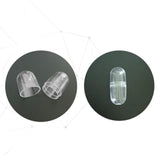 Maxbell 100x Mini Empty Clear Capsule for Lipstick Cosmetic DIY Containers Small