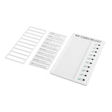 Maxbell Memo Board Note Pad Chore Chart Daily Planner Reminding Time  RV Checklist