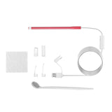 Maxbell Ear Wax Removal w/Camera Endoscope Otoscope Earpick Ear Cleaning Red